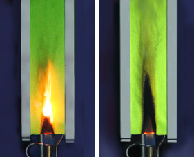 vertical test astm d6413